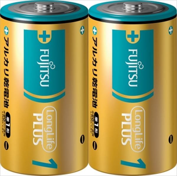 まとめ買い-50点セット 富士通ロングライフプラス 単１ ２個 ＬＲ２０ＬＰ ２Ｓ ＦＤＫ 乾電池