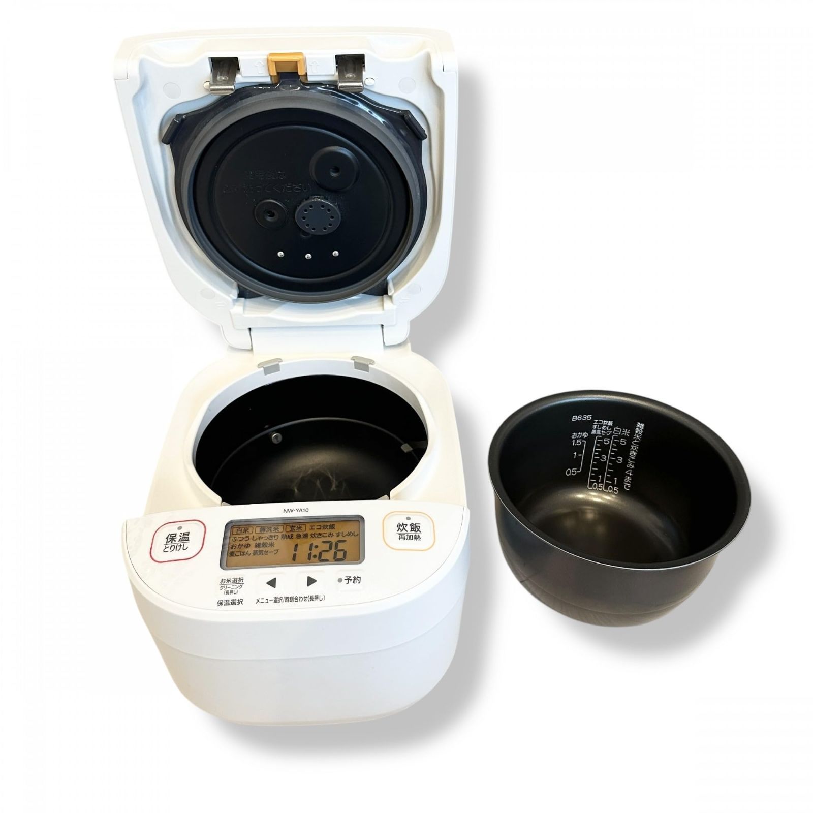 象印マホービン 炊飯器 5.5合 ホワイト NW-YA10-WA ○398