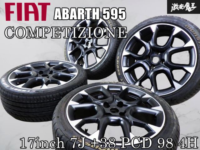 希少！アバルト 595 コンペティツィオーネ純正 17インチ ABARTH 595