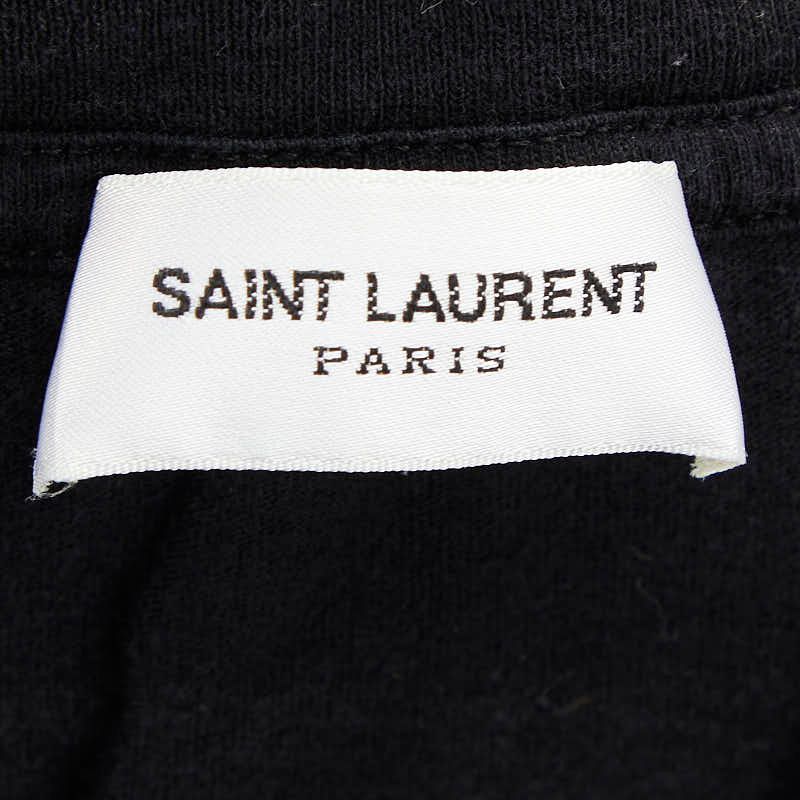 SAINT LAURENT - サンローラン スター 星 半袖Ｔシャツ サイズ:M 412182 コットン レディース SAINT LAURENT 【1-0216497】 サンローラン スター 星 半袖Tシャツ サイズ:M 412182 ブラック