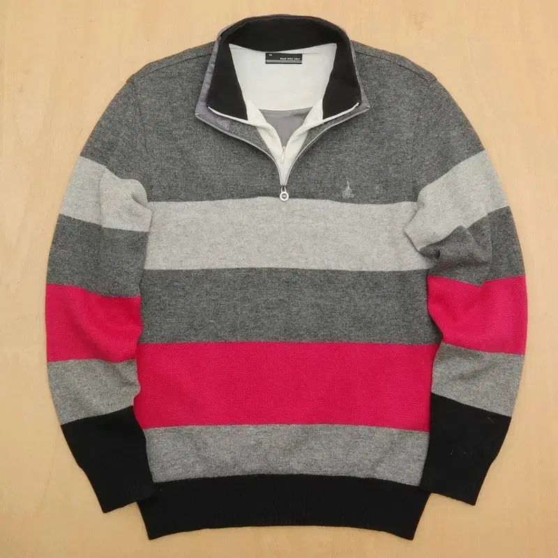 BEAN POLE(ビーンポール) ウインドブレーカー ショートジップアップ ウール ニット セーター 95 B ー 3754
