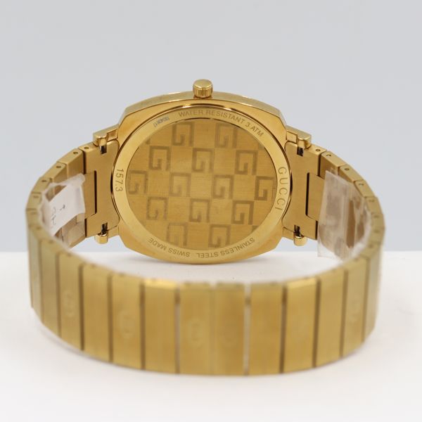 デッドストック級 箱付 稼働 未使用品 グッチ 157.3 グリップ QZ