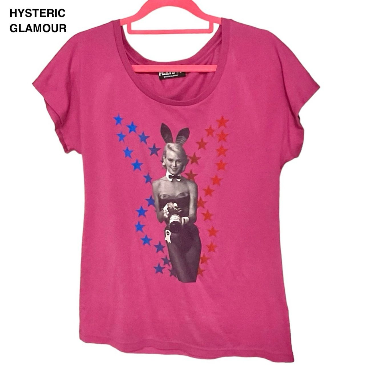 PLAYBOY 懐かしレトロ】 HYSTERIC GLAMOUR ヒステリックグラマー T 