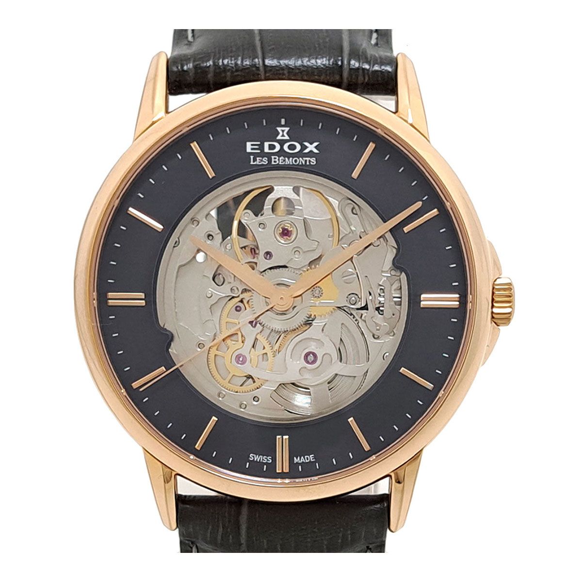 ‪‪❤︎‬ な ‪‪❤︎‬ エドックス レ ベモン オープンハート 85300 自動巻き ステンレス