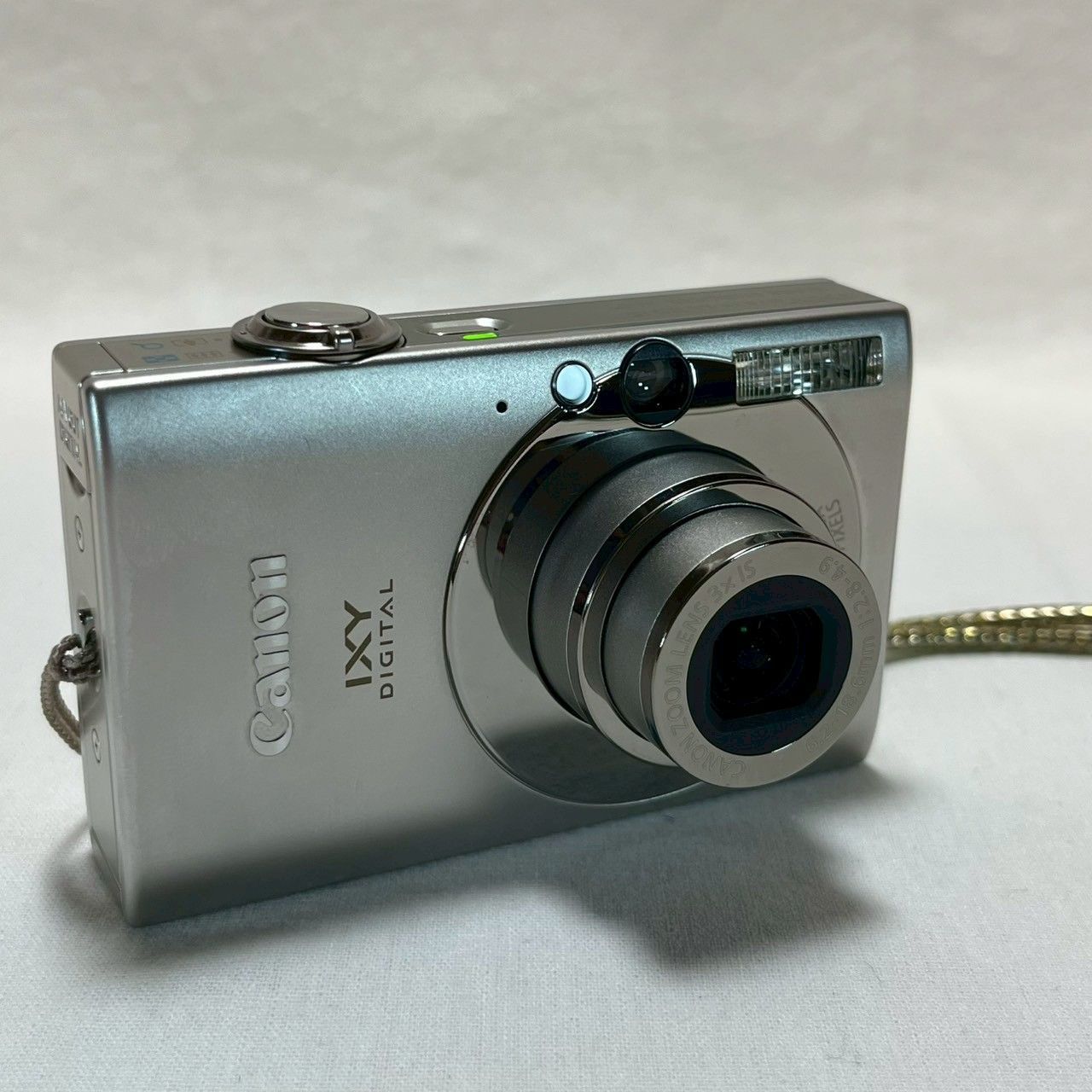 動作 済み Canon|IXY|DIGITAL|25|IS|シルバー|充電器|ケース付き|No.762