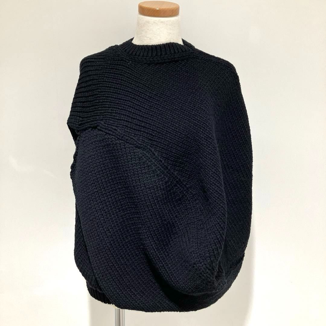 1996年製 コムデギャルソン COMME des GARCONS ニット コムデギャルソン COMME des GARCONS 変形デザイン ケープ風