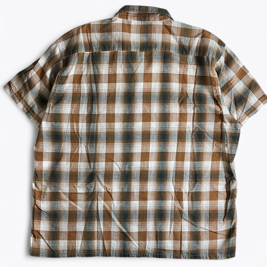 60s Dri-Don オンブレ シャドーチェック シャツ 半袖