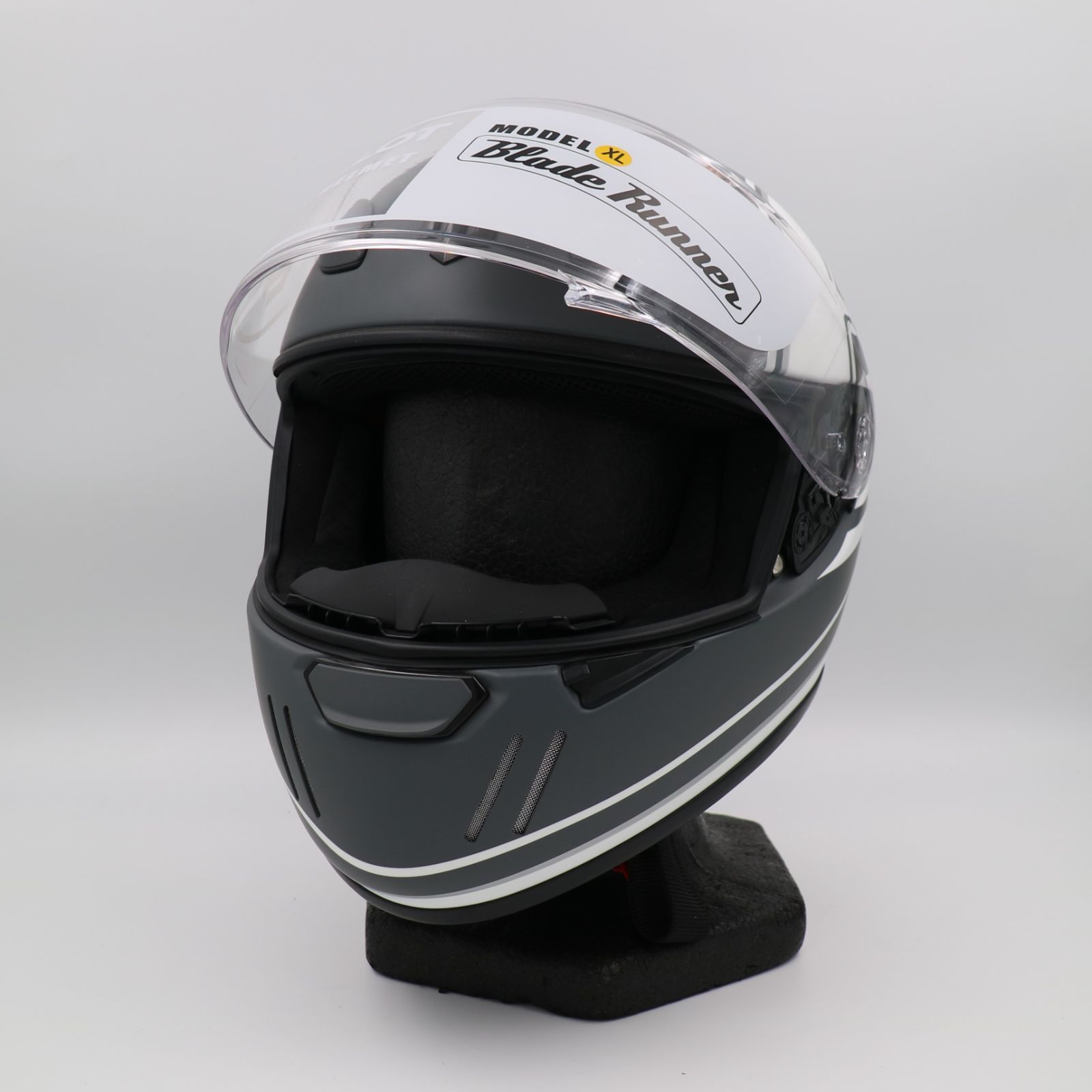 ZEALOT ブレードランナー GRAPHIC EURO MATT GRAY XLサイズ BRJ0021 フルフェイスヘルメット