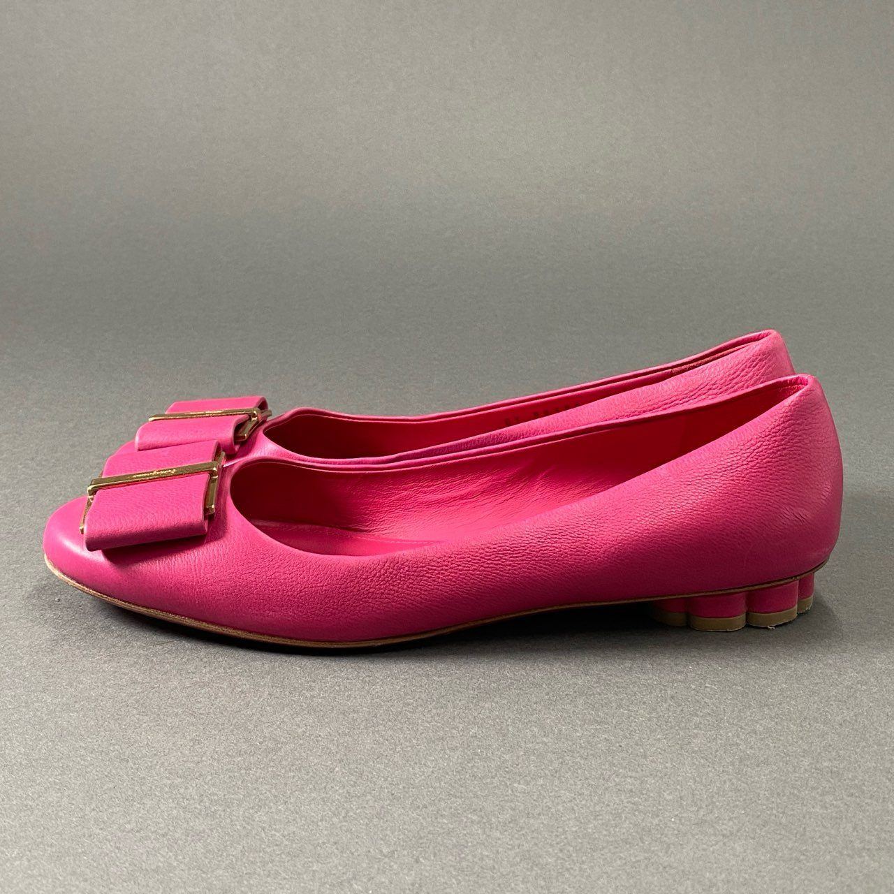 Salvatore Feragamo フラットシューズ パンプス ピンク 6