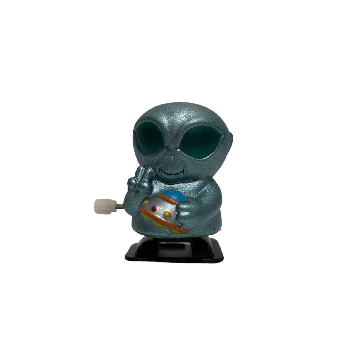 ヴィンテージ 宇宙人 UFO グレイ エイリアン フィギュア ゼンマイ トコトコ人形