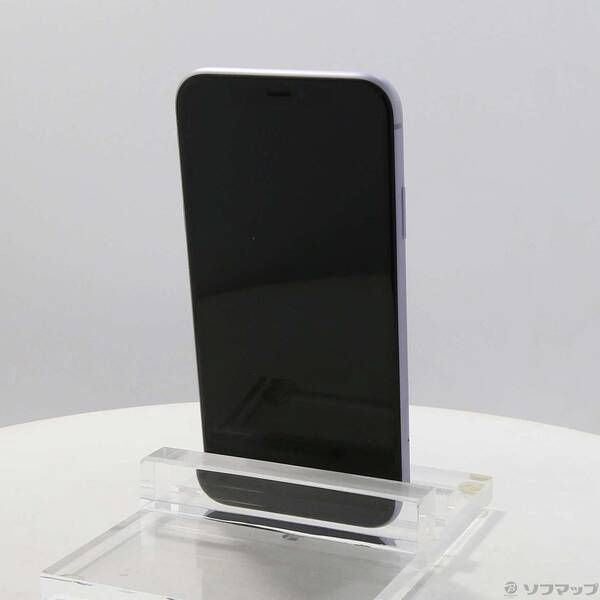 中古品〕 iPhone11 128GB パープル MWM52J／A SIMフリー【262】 中古品