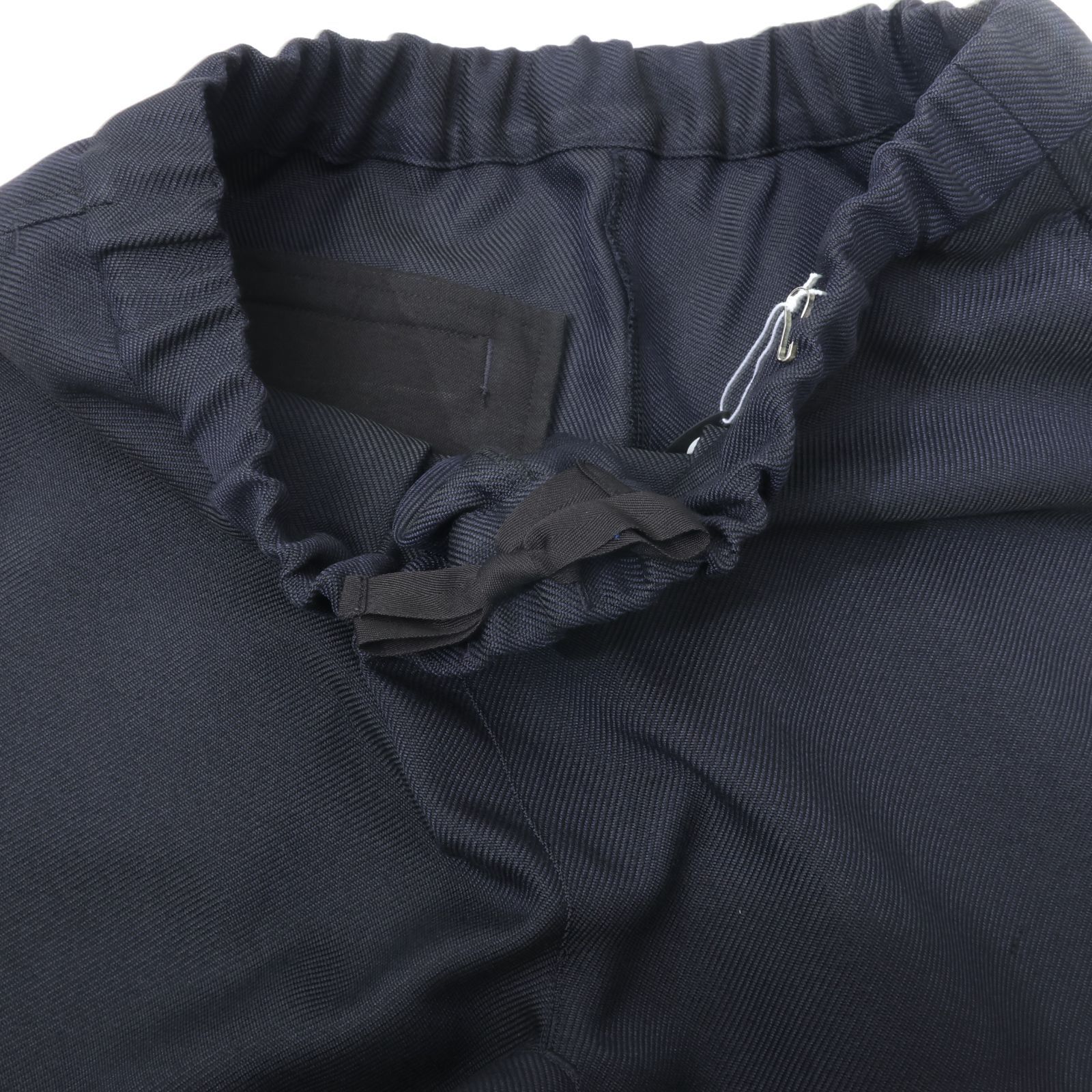 マイヨ”ツイード・イージートラウザー・ネイビー・未使用品