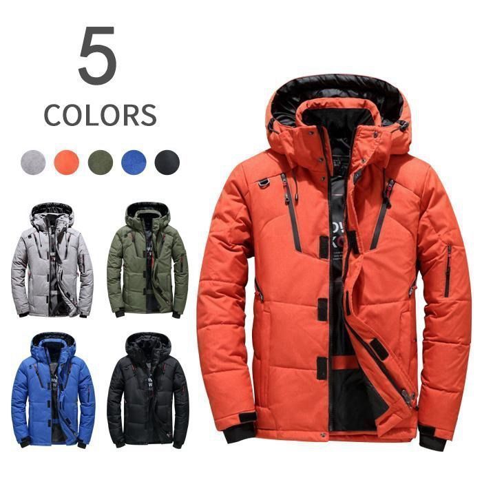 ダウンジャケット メンズ 軽量 冬物 冬服 メンズ アウター ダウン ジャケット ダウンコート フード ハイネック 防寒 紳士 男性 ファッション 秋 冬 C3TB726