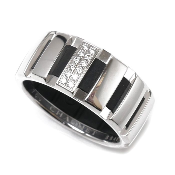 Chaumet ショーメ K18WG ホワイトゴールド ラバー クラスワン ワンモチーフダイヤリング リング・指輪 080407 ダイヤモンド  20.5号 61 12.3g メンズ 中古 美品 - メルカリ