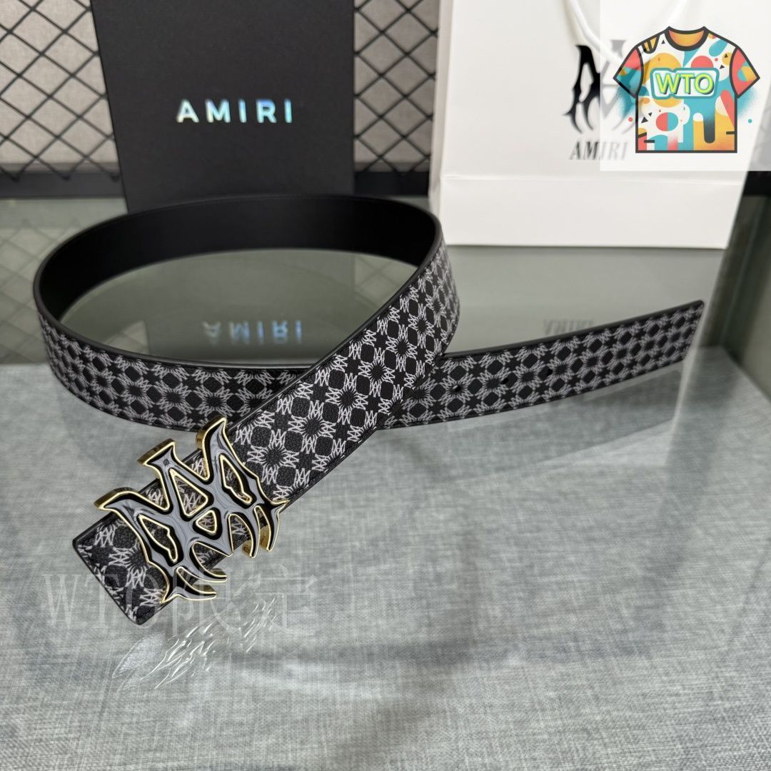 【関税送料込】AMIRI ◆ レザーベルト 今日特価】AMIRI ダブルフェイスレザーベルト - メルカリ