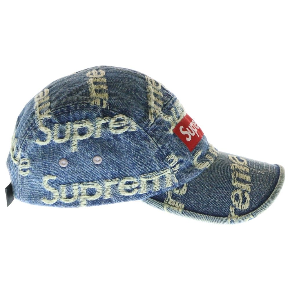 【美品】Supreme Frayed Logos Denim Camp Cap Supreme Frayed Logos Denim Camp Cap (SS21) - $48