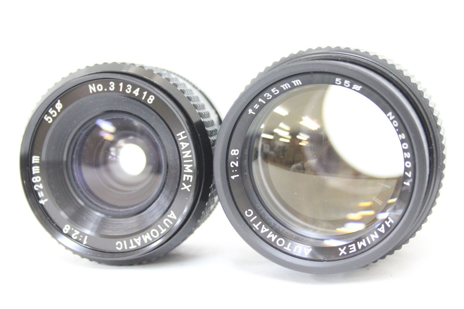 返品保証】 【レンズ2点まとめ】HANIMEX AUTOMATIC 28mm ショップ F2.8