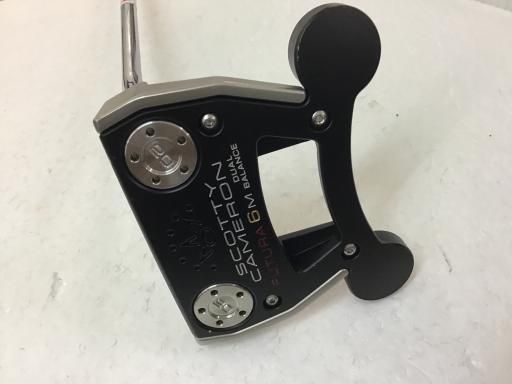 タイトリスト SCOTTY CAMERON FUTURA 6M 2017 DUAL BALANCE 37インチ パター PT スチール フレックスその他 メンズ 男性用 右利き 右用 Cランク ゴルフクラブ