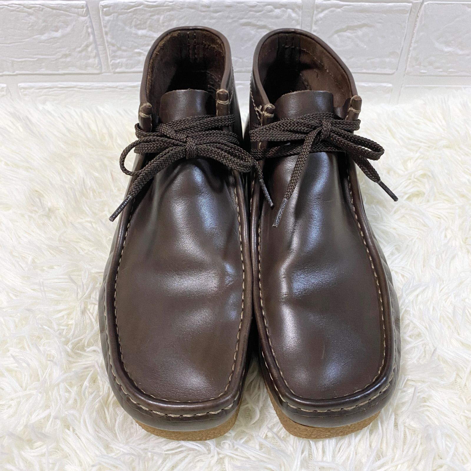 良品✨【Clarks】クラークス シェイカーブーツ モカシン ワラビー