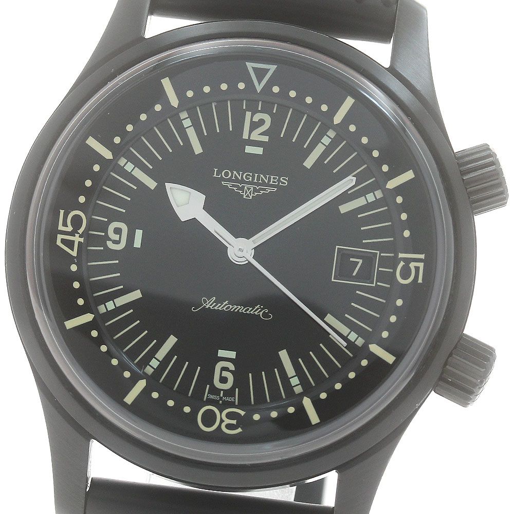 ロンジン LONGINES L3.774.2 レジェンドダイバー デイト 自動巻き メンズ箱 保証書付き_883661