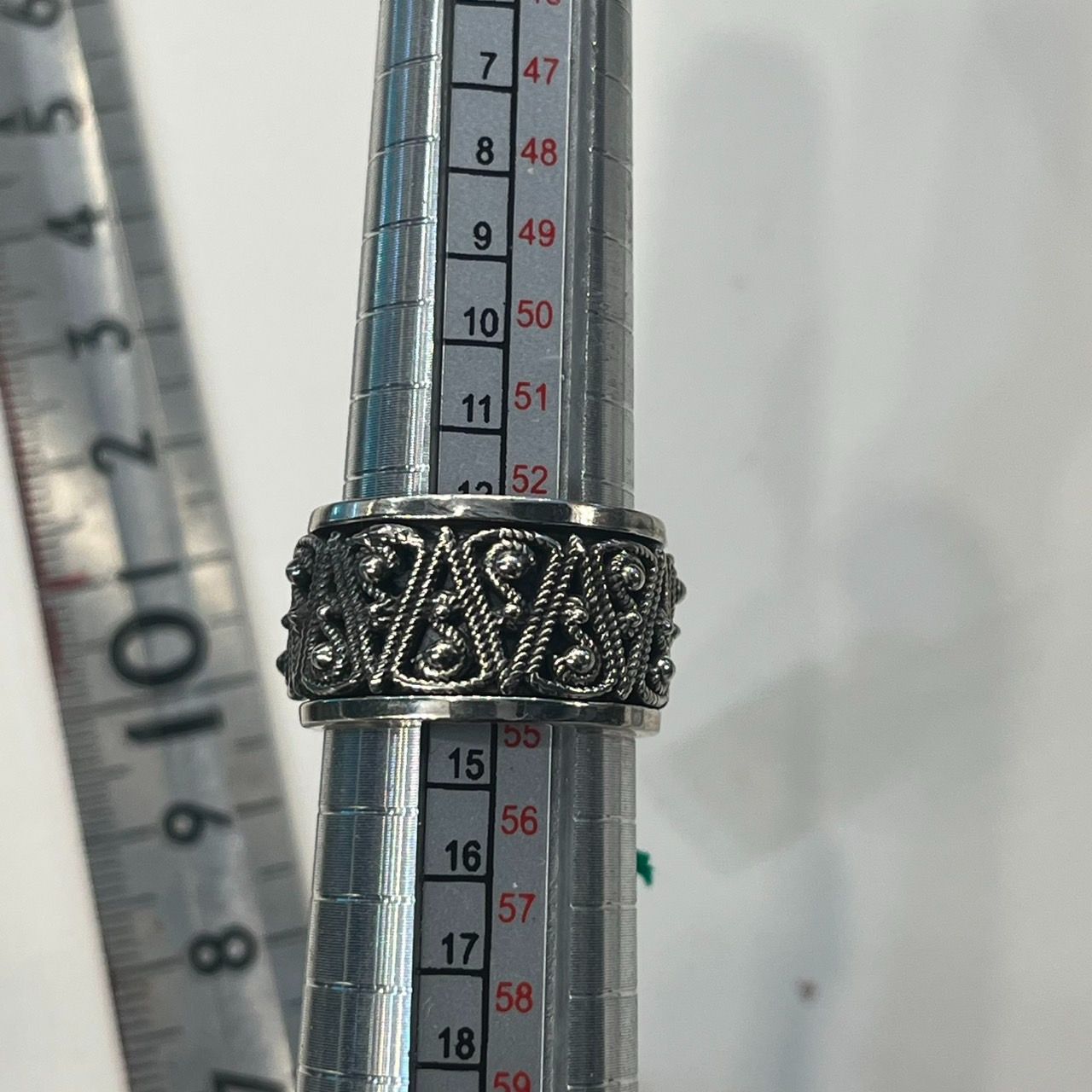 シルバーリング 回転リング 蛇 ハンドメイド 1点もの 925刻印 シルバーリング 回転リング 蛇 ヘビ ハンドメイド メンズ 指輪