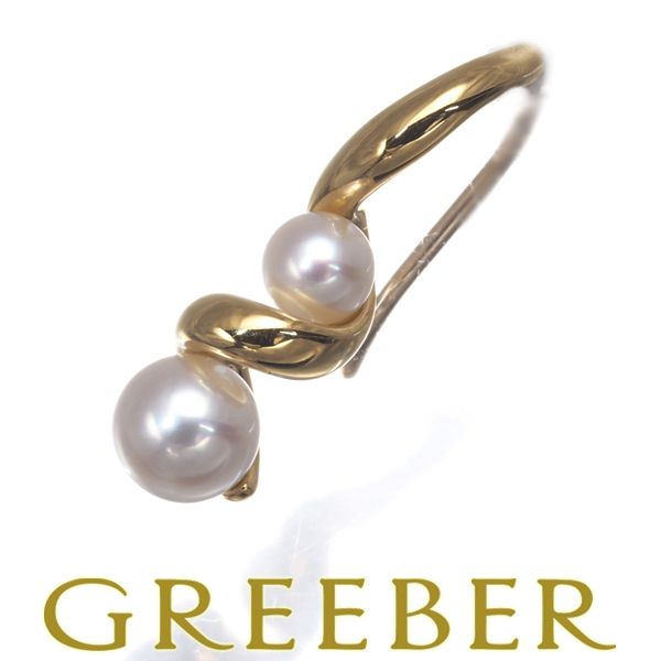 ミキモト ピアス パール 真珠 3.5mm|4.8mm 片耳 K18YG 178401