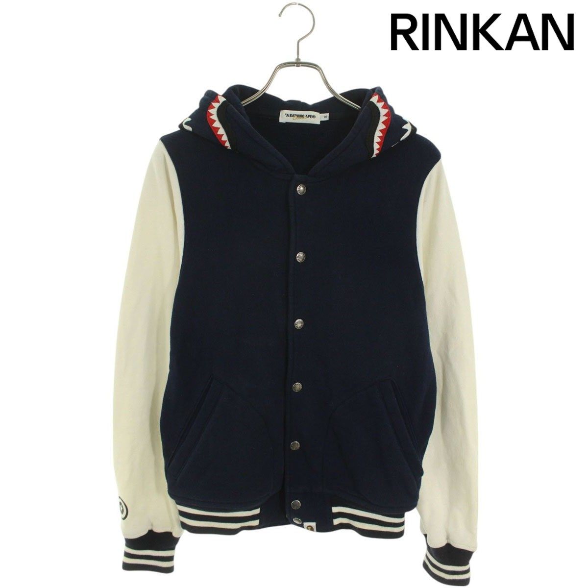 アベイシングエイプ シャークフードスタジャンブルゾン メンズ S