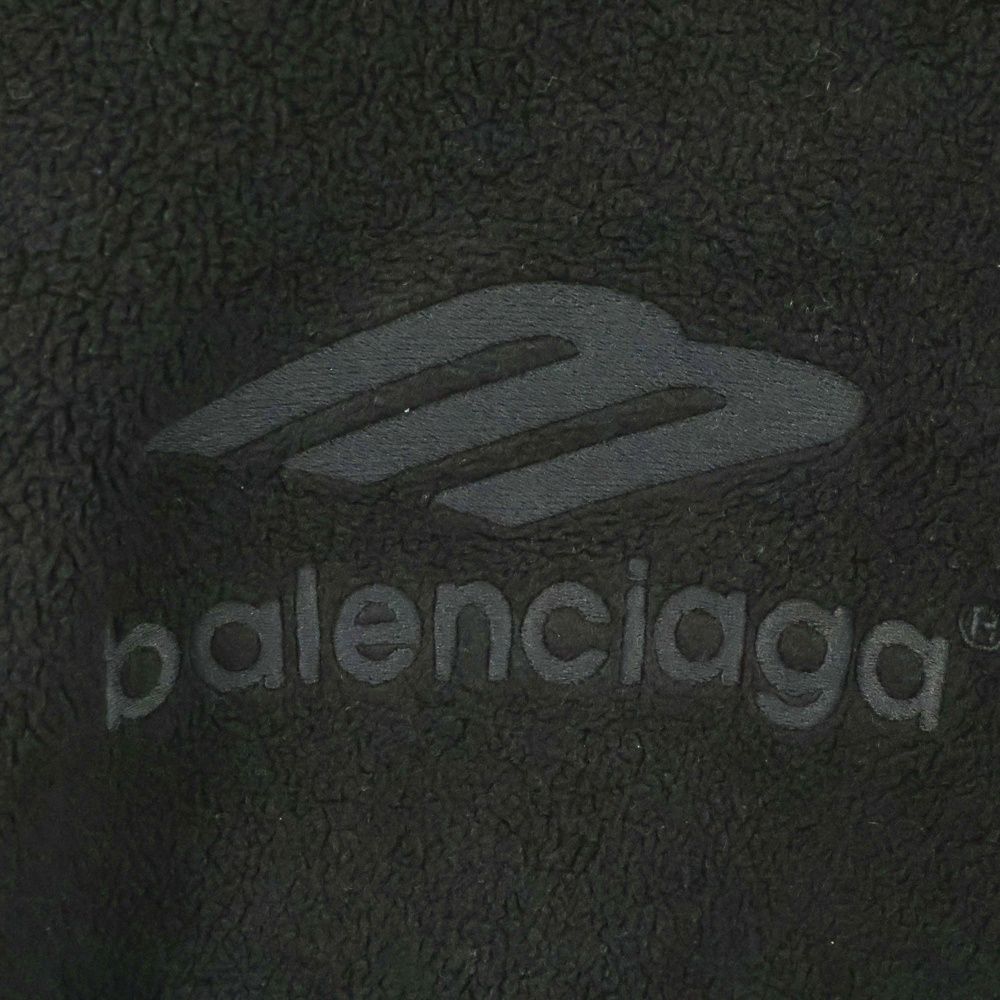 バレンシアガ モックネック フリーススウェット BALENCIAGA (バレンシアガ) 23AW ユニティ ロゴ モックネック
