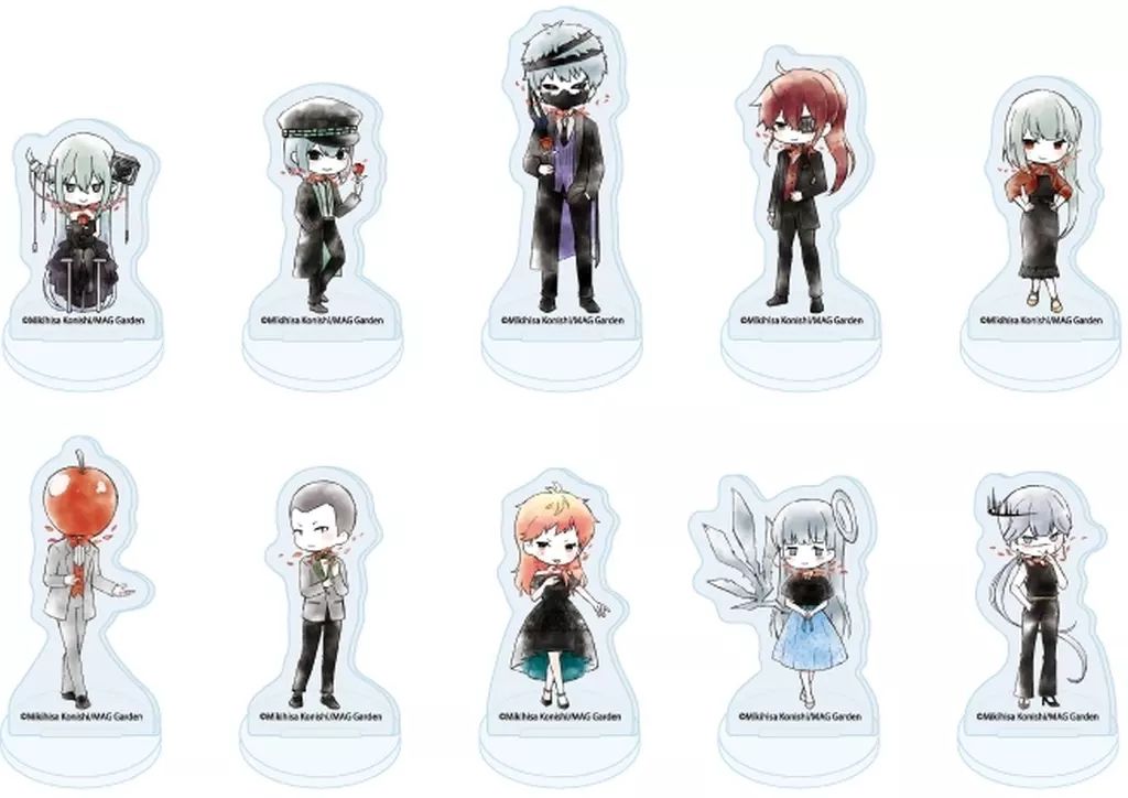 【新品】アクリルスタンド・アクリルパネル 【BOX】アクリルぷちスタンド リィンカーネーションの花弁 07.人気投票ver. グラフアートイラスト