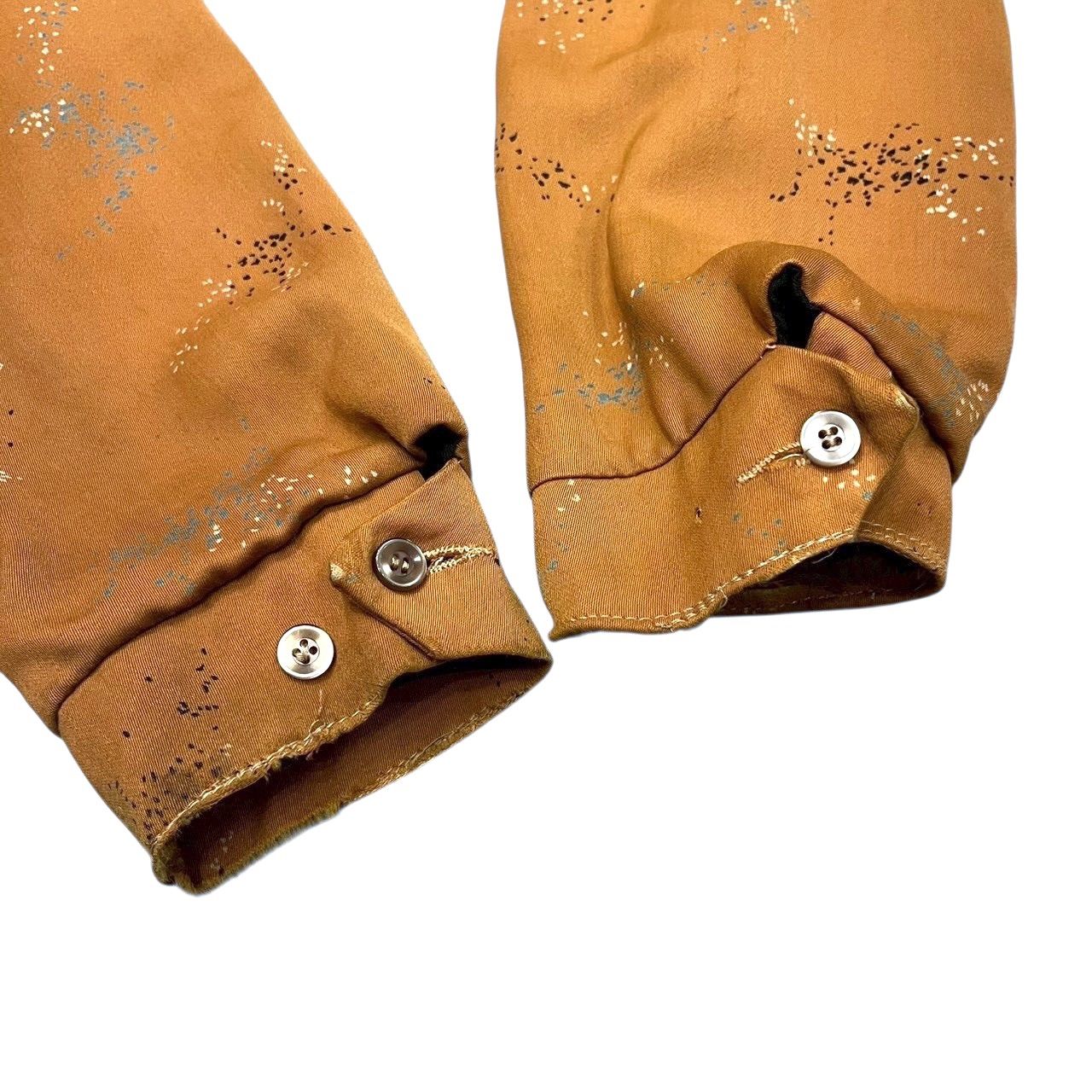 50s ビンテージ アトミック柄 レーヨン ギャバジン ジャケット