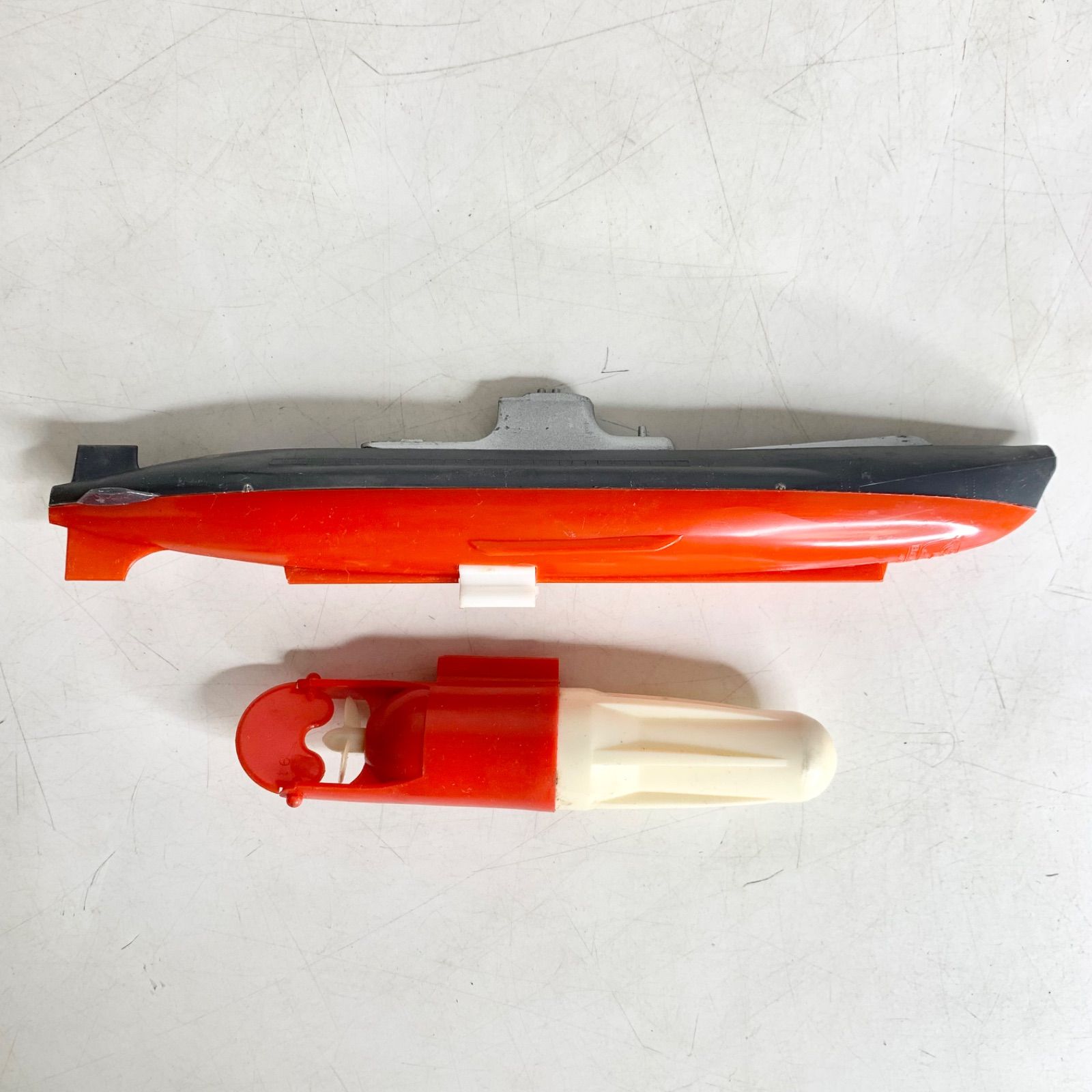 昭和レトロ 旧バンダイ 伊号潜水艦 水中モーター サブマリン マブチS-1