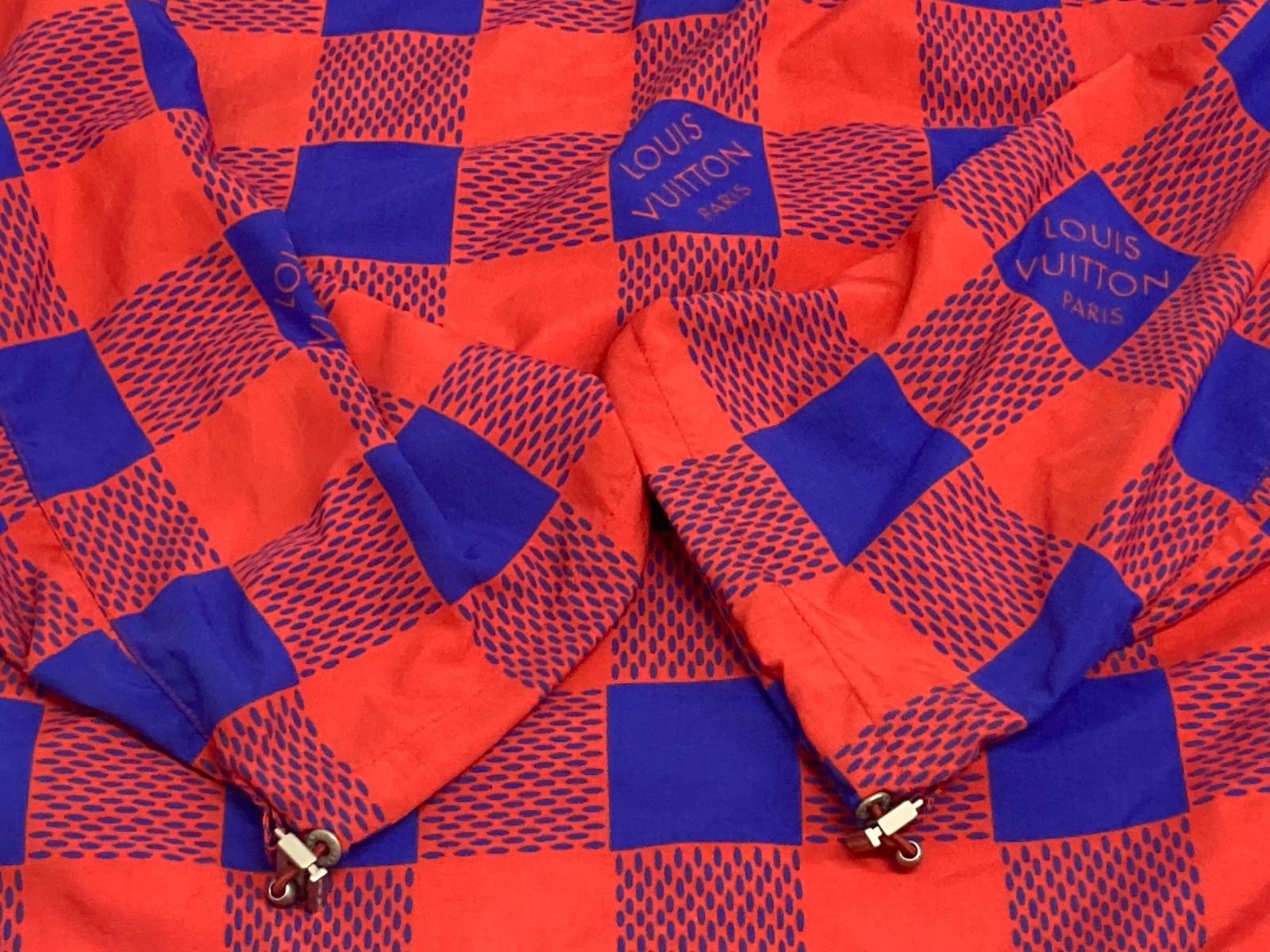 LOUIS VUITTON マサイチェック　ナイロンジャケット　プルオーバー 028.jpg