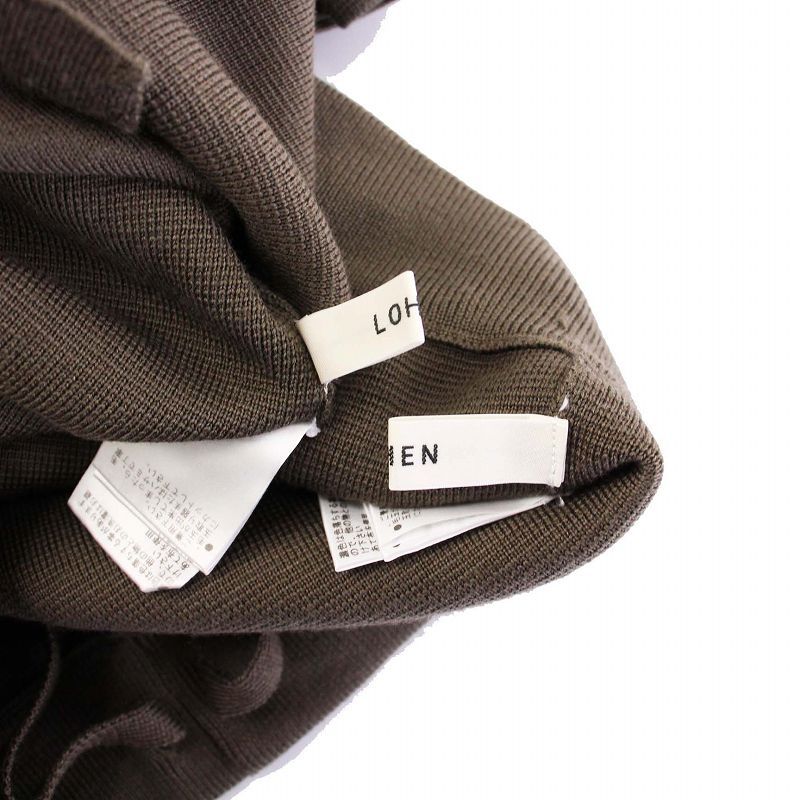 LOHENミラノリブセットアップニットパンツ　ＬＨ２２ＡーＫＮ０１５ ローヘン LOHEN 22AW ミラノリブセットアップ ニット セーター
