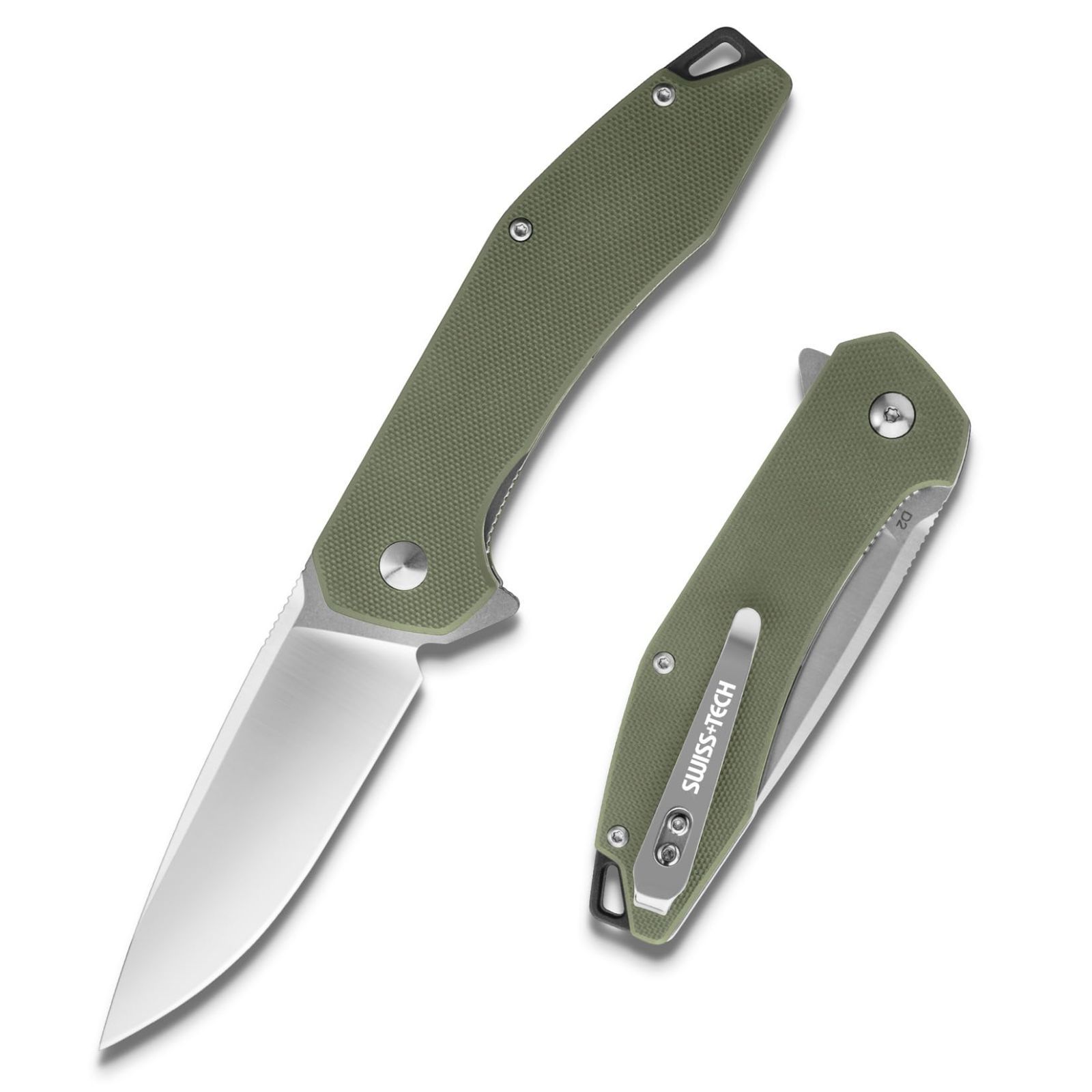 新品 キャンプ アウトドア 釣り ライナーロック 登山 G10ハンドル D2鋼 