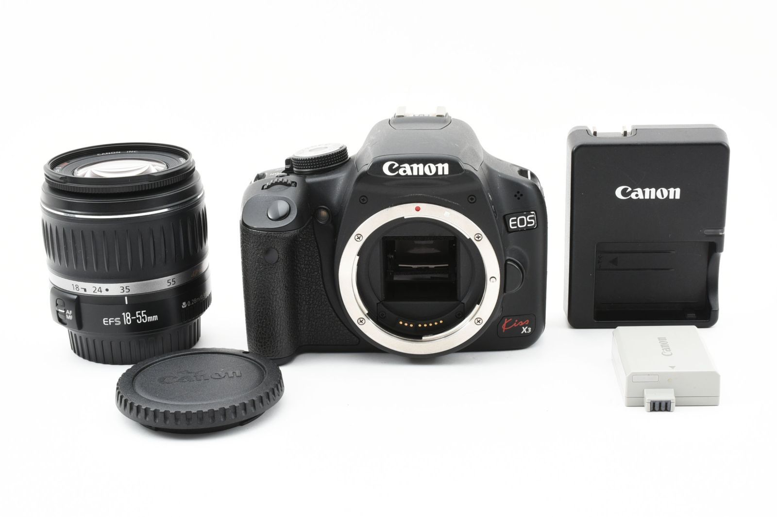Canon EOS Kiss X3/EF-S 有り難く 18-55mm (良品）