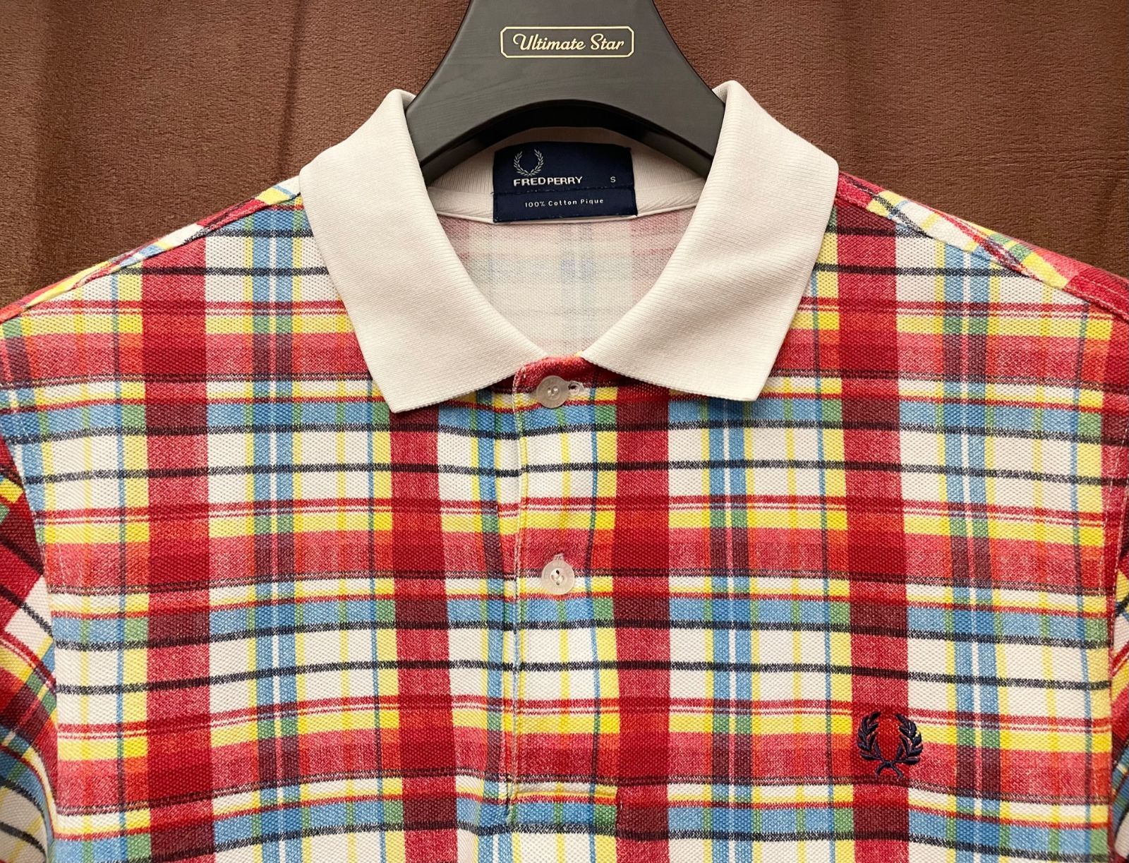 FRED PERRY ポロシャツ M758A サイズL チェック柄 楽天市場】フレッドペリー ポロシャツ（柄チェック）の通販