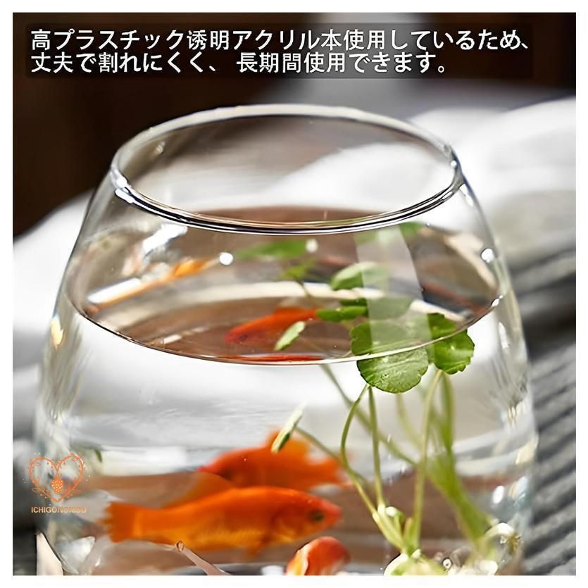 Tasydi 金魚鉢 水槽 四角い ガラス 大型 容器 メダカ 鉢 メダカ 大型