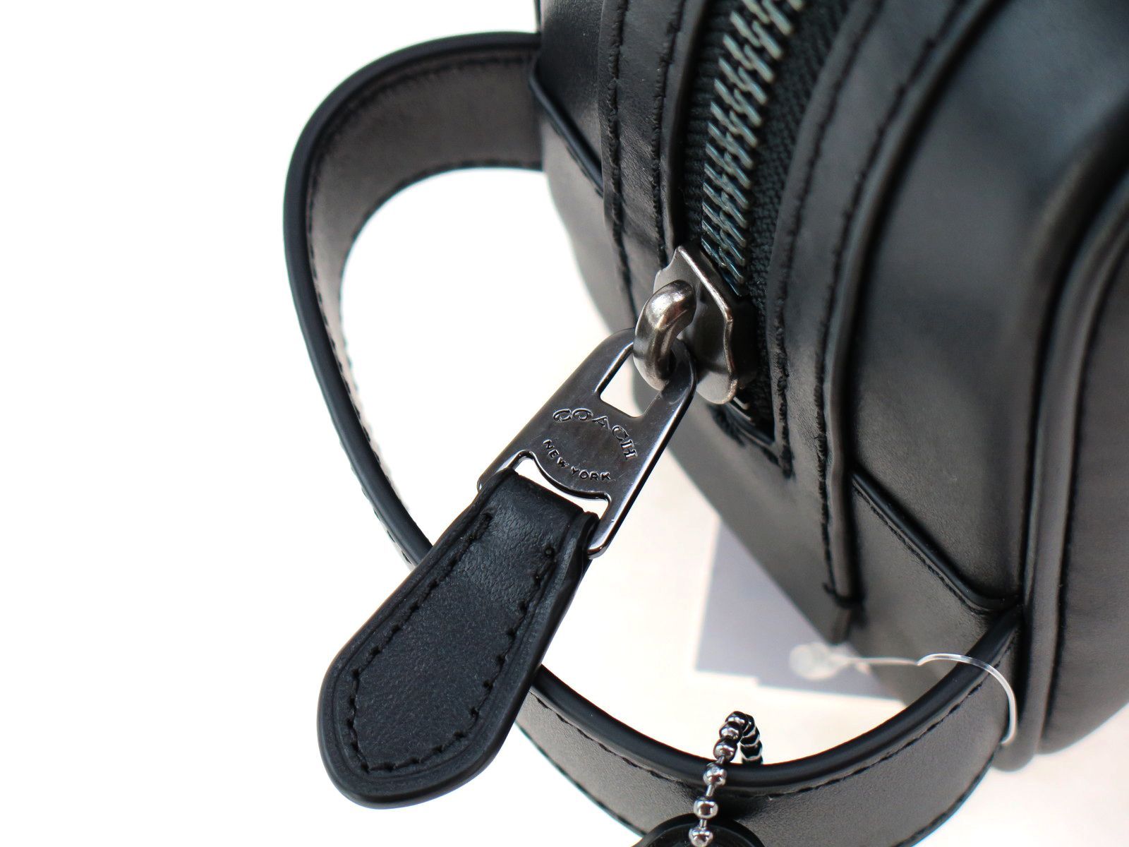 COACH コーチ セカンドバッグ トラベルポーチ 2522 QB/BK レザー 