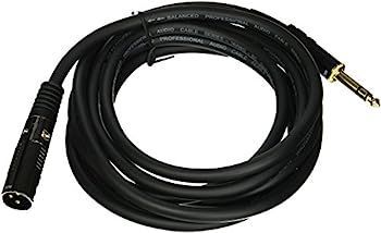 非常に良い Monoprice 104765?35-feetプレミアシリーズXLRオスから1?| 4インチTRSオス16?AWGケーブル 10 Feet 104762