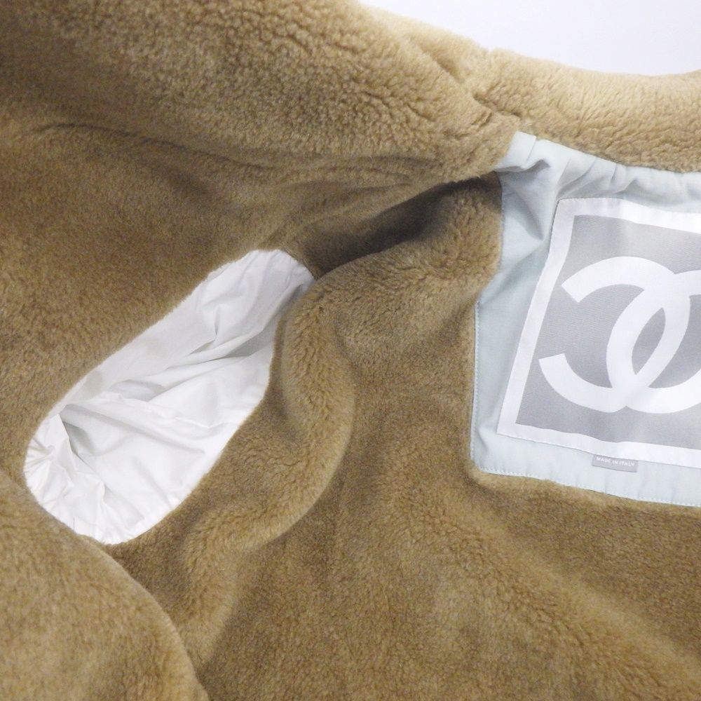 美品★CHANEL スポーツライン　フード付き　ブルゾンコート 美品☆CHANEL スポーツライン フード付き ブルゾンコート 楽天