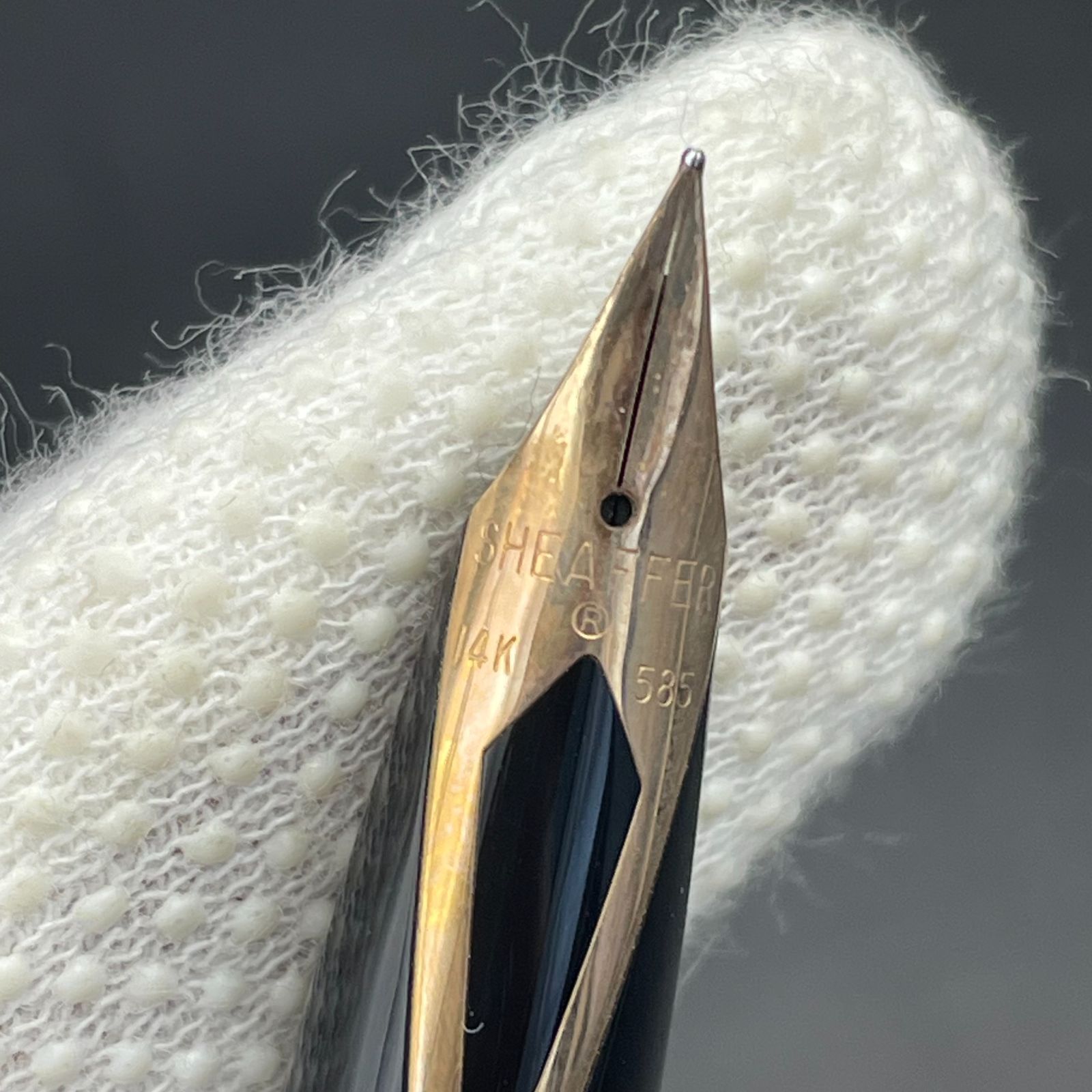 14K/585刻印】 SHEAFFER シェーファー 万年筆 タルガ シルバー MS