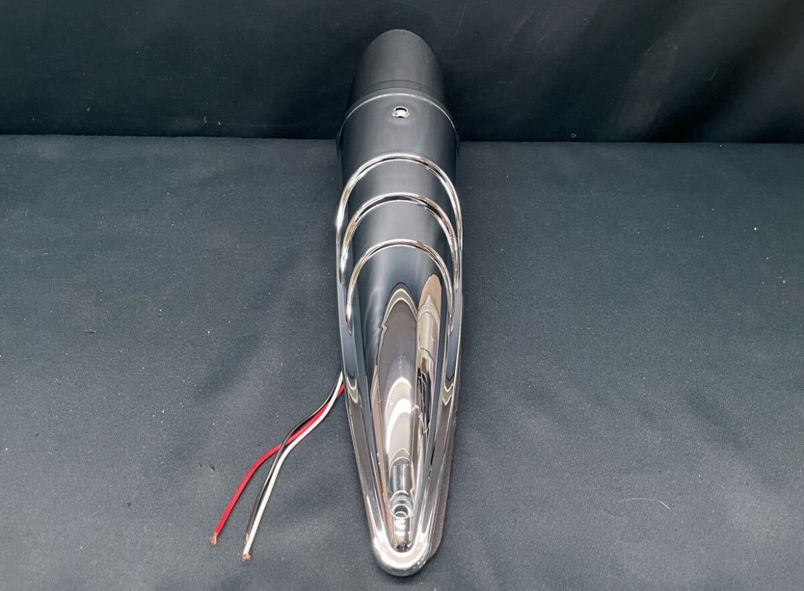 バイザー付き 6個 アンバー ロケットマーカー LEDバレット