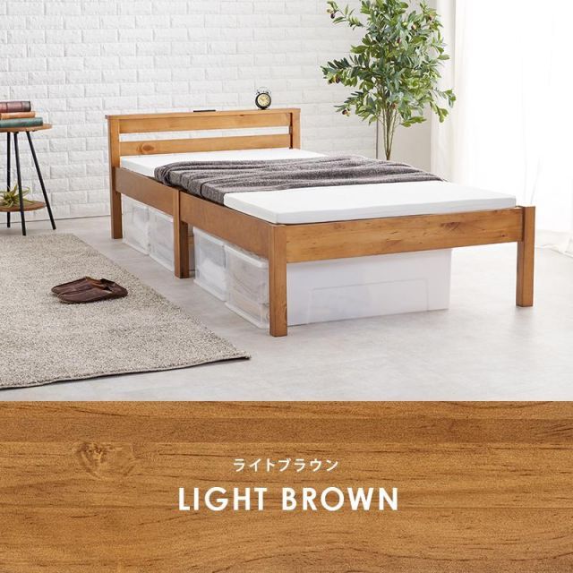 組立簡単 宮付きベッド