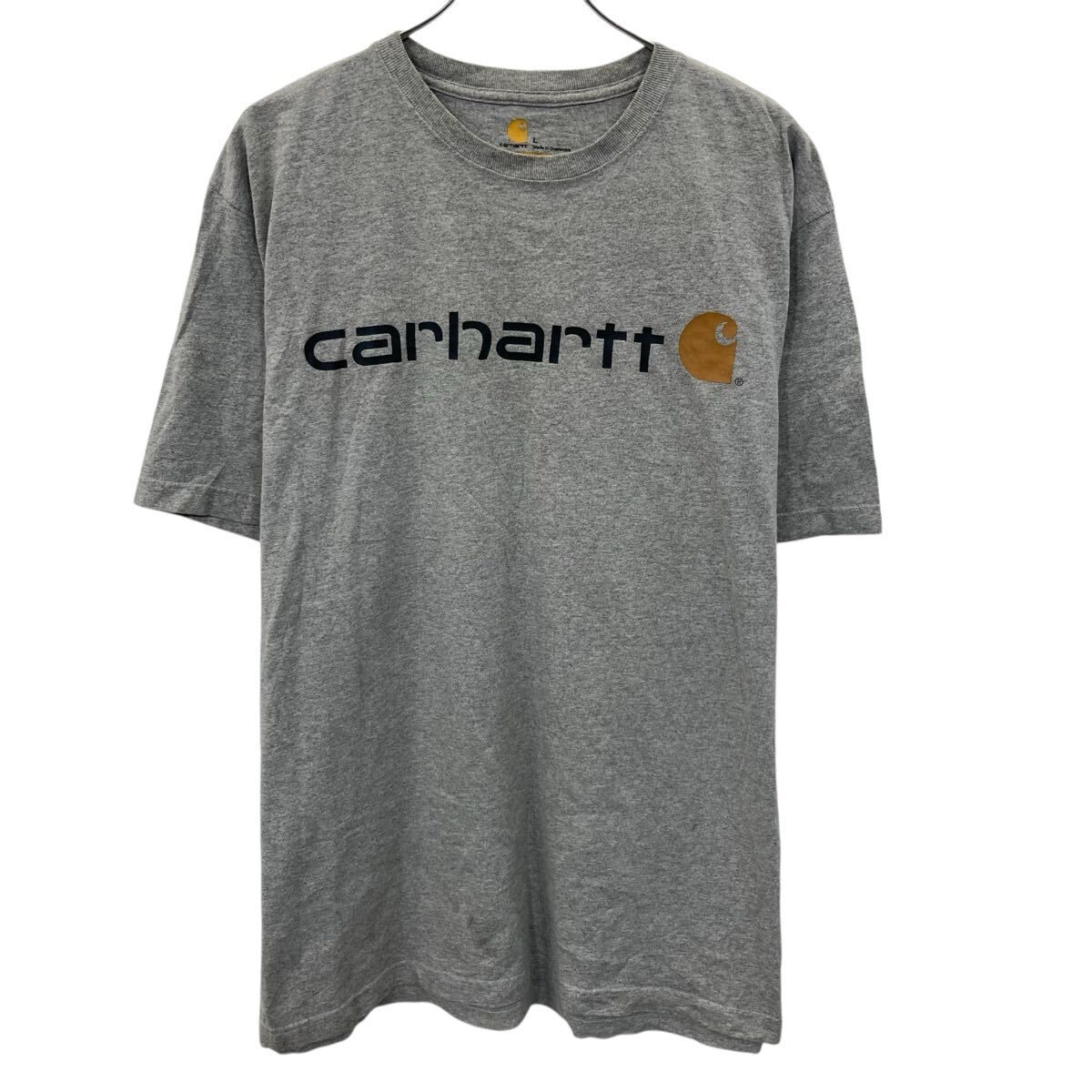 Carhartt 半袖 プリントTシャツ L グレー カーハート プルオーバー 