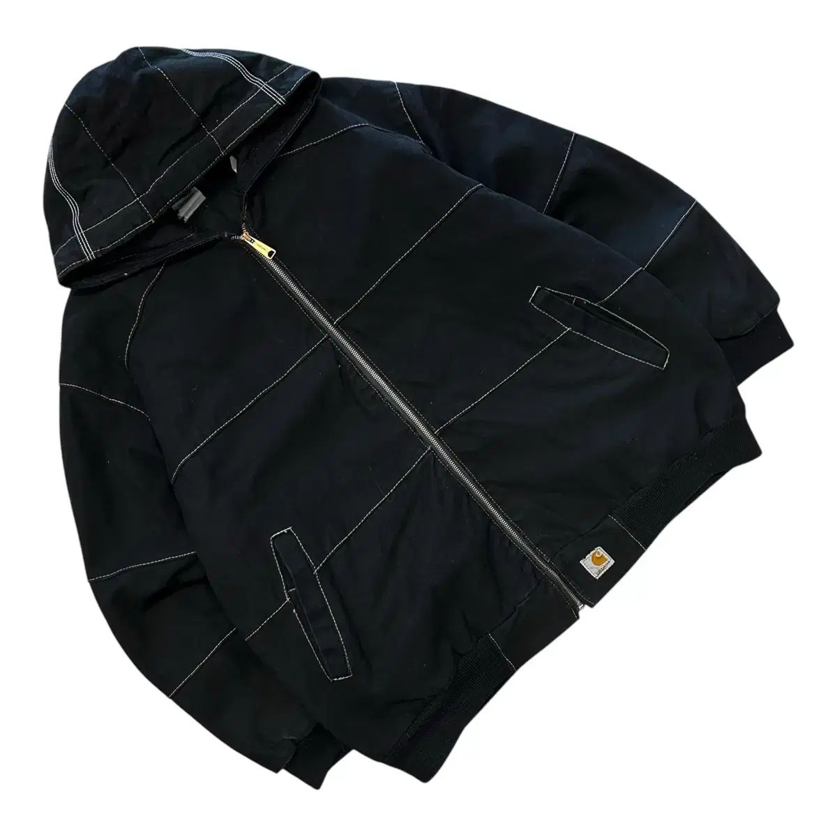 Carhartt(カーハート) アクティブ ステッチ ヴィンテージ フード ジャケット 黒