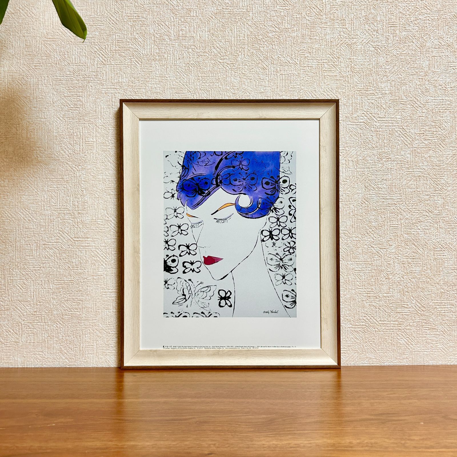 アンディーウォーホールの絵画 (額付) 新品☆額縁付アートポスター(BRUCE MCGAW GRAPHICS)☆アンディ