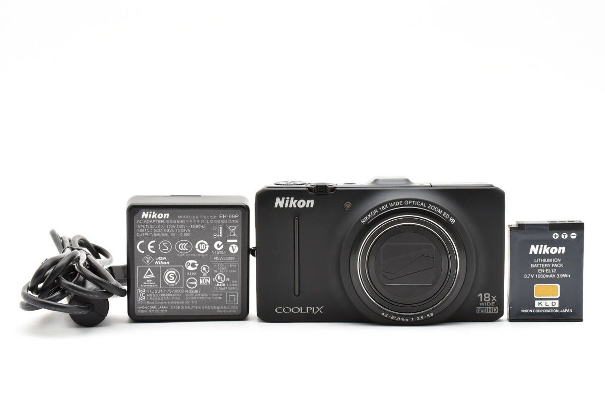 ☆良品☆ニコン Nikon COOLPIX S9300 ノーブルブラック コンパクト 