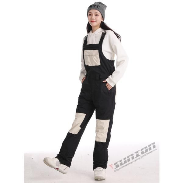 スノーボード ウェア ビブパンツ つなぎ レディース スノー