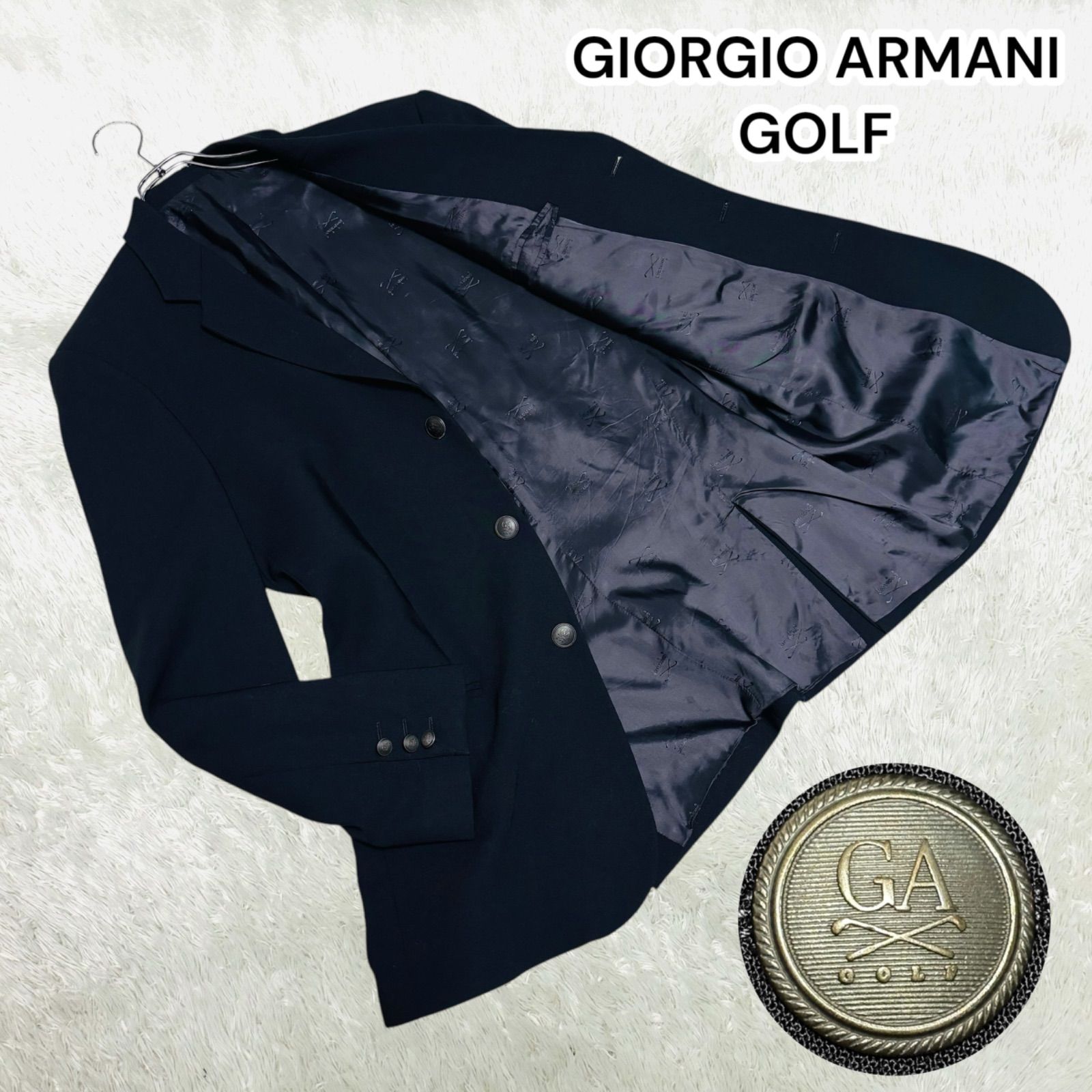 希少 美品 GIORGIO ARMANI GOLF ジョルジオ アルマーニ テーラード 