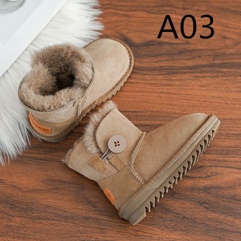 ムートンブーツキッズ ウール スノーブーツ 裏起毛 子供靴 女の子 男の子 秋冬 シューズ ジュニア ベビー おしゃれ 可愛い ショートブーツ べたんこブーツ 防寒 暖かい キッズブーツ 幼稚園 